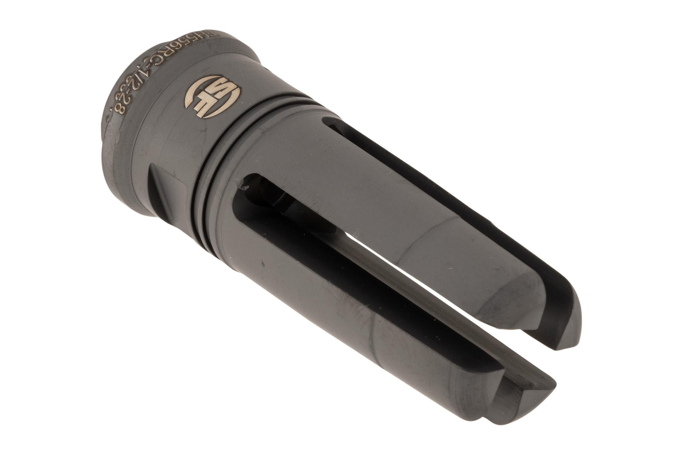 実物 SUREFIRE SOCOM 4-Prong Flash Hider FH556RC-1/2-28 SF4P NSN